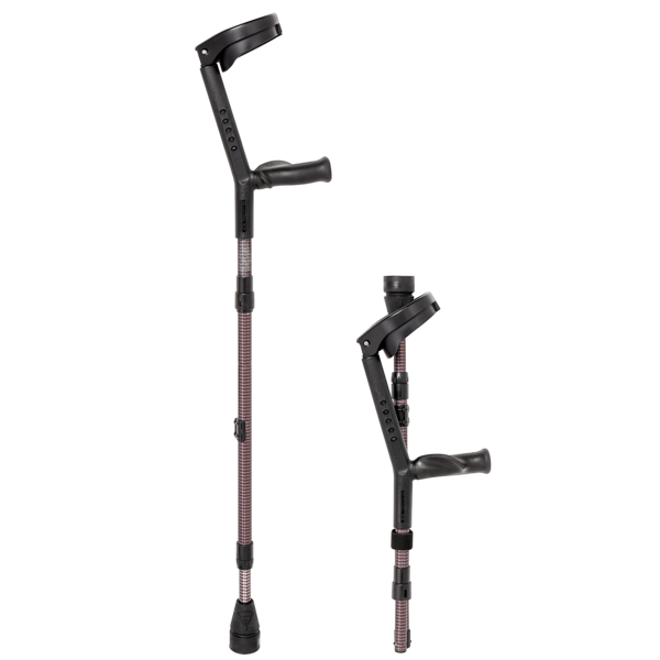 O.P.O. Folding Forearm Travel Crutches (Pair)