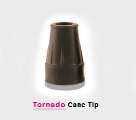 Tornado Cane Tips with Wet-Slip Resistant Tread (pair) - Thomas Fetterman Inc.